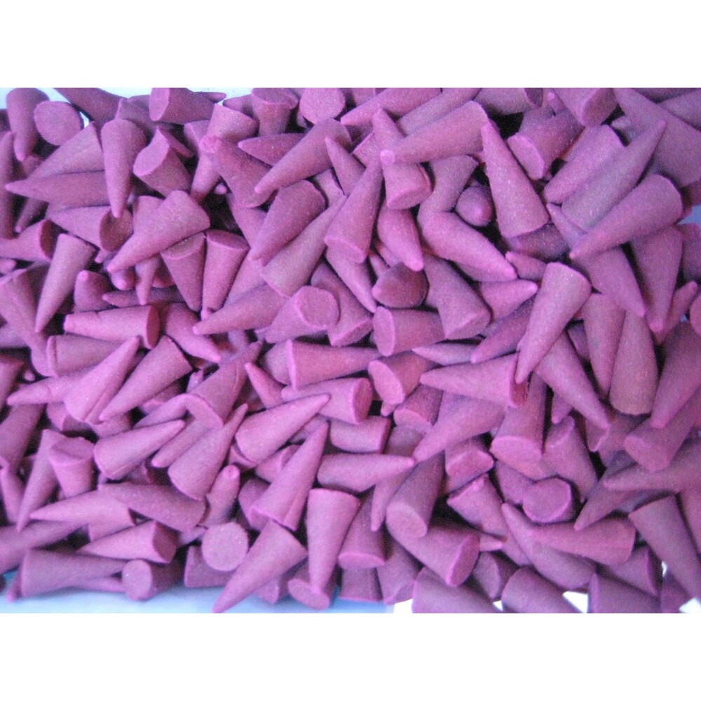 100 Rose Fragrance Incense Cones Triple Scent Long Burning